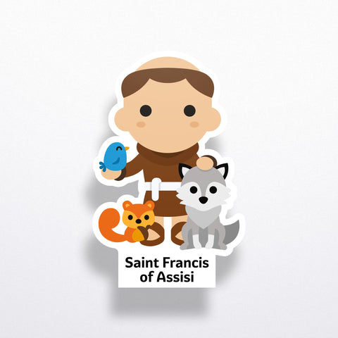 Saint Francis of Assisi Sticker