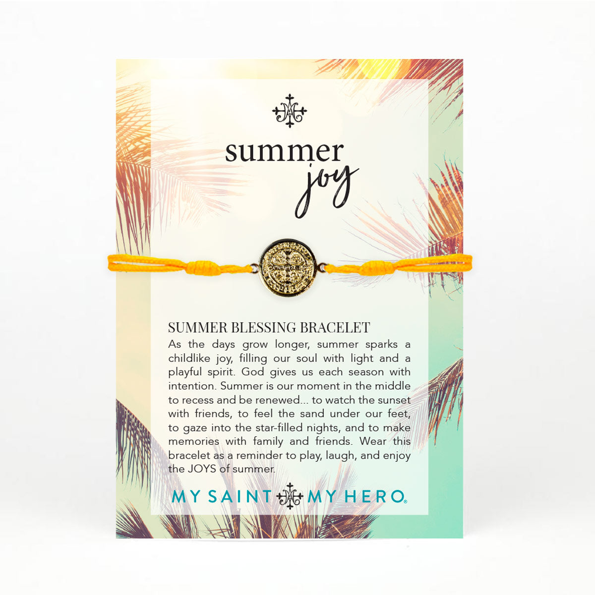 Summer Joy Serenity Blessing Bracelet