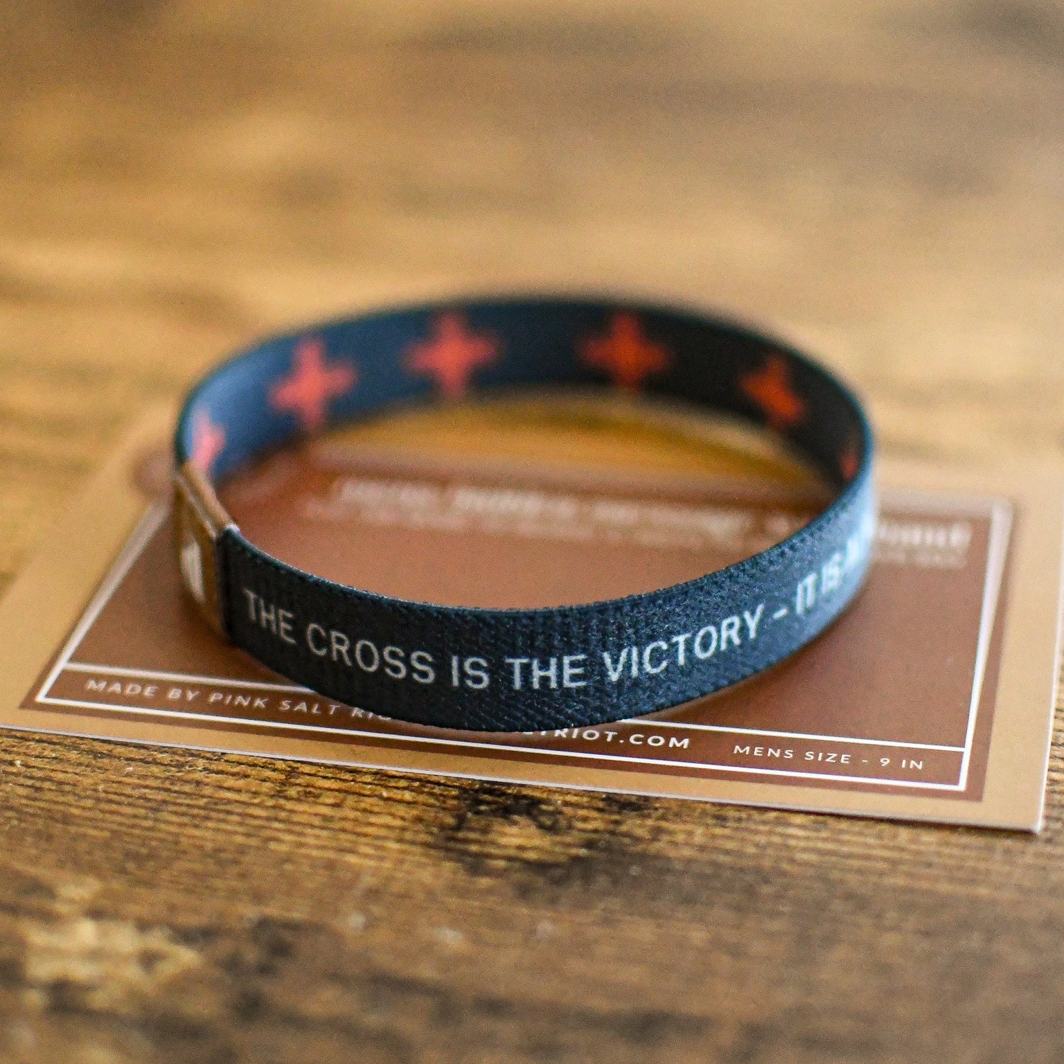 The Cross is the Victory Elastic Mens TruthBand