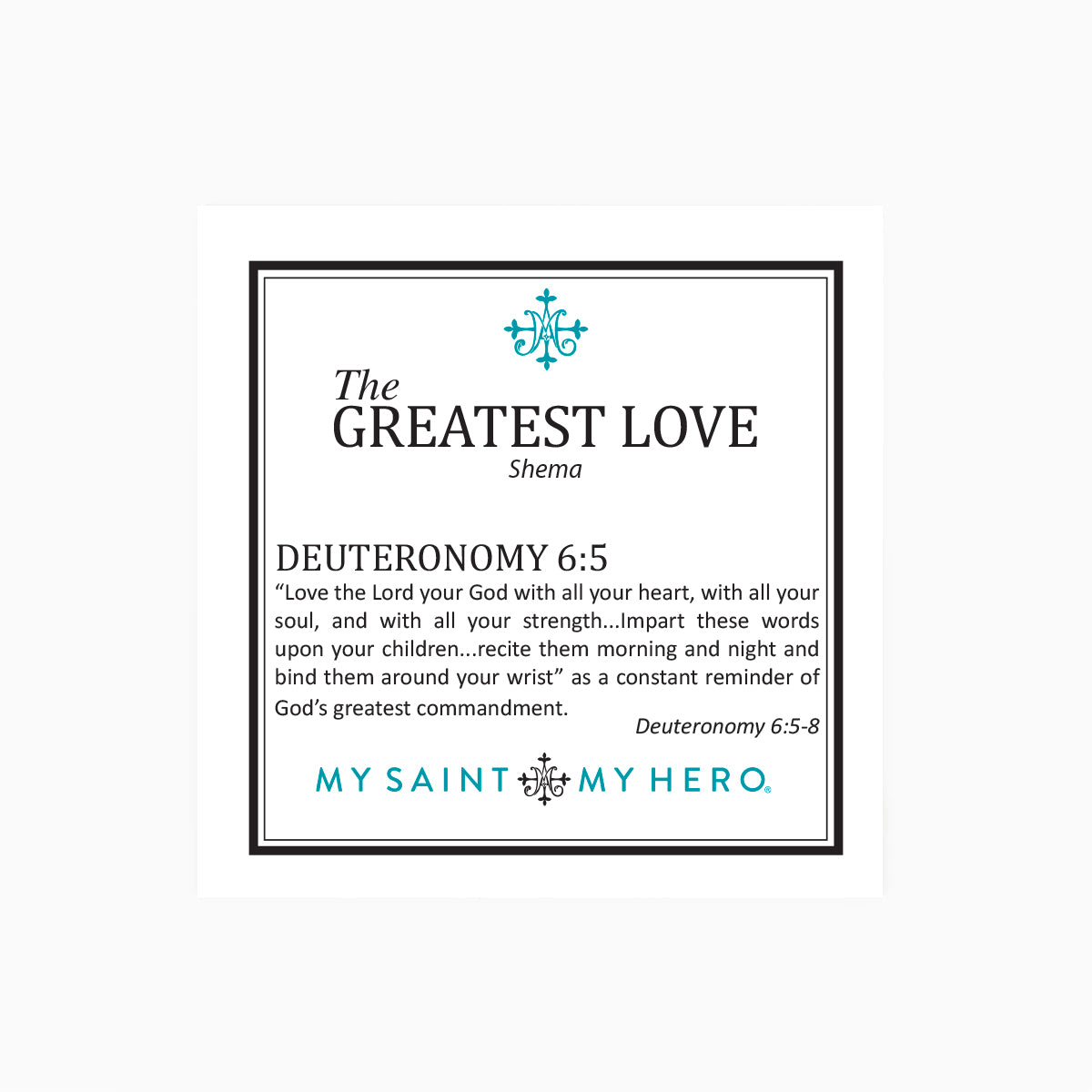 Greatest Love Deuteronomy 6:5 Bangle - Sterling Silver
