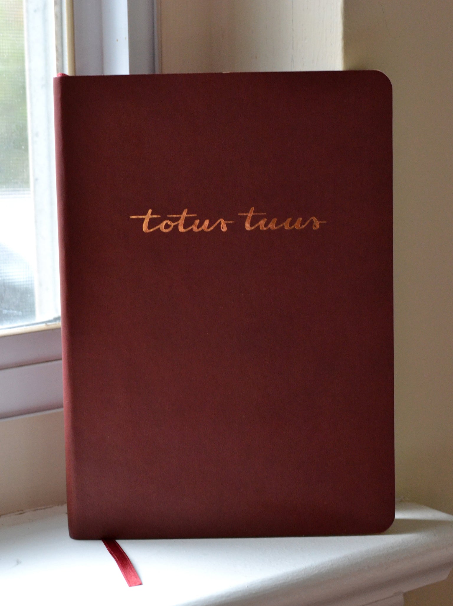 Totally Yours Notebook - Faux Leather with Gold Detailing