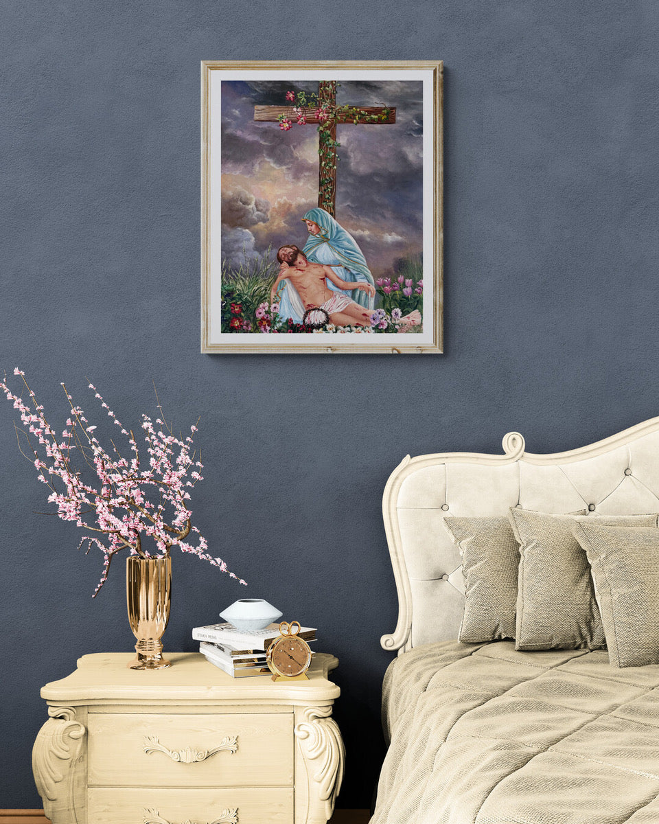 Sorrowful Mysteries of the Rosary Art Prints "The Crucifixion"