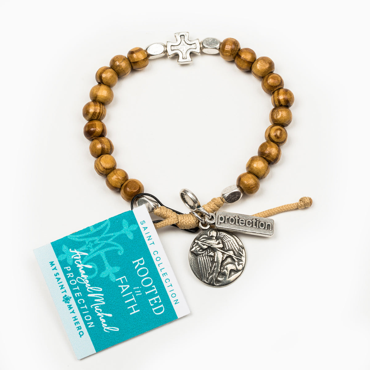 Rooted in Faith Bracelet - Archangel Michael Protection