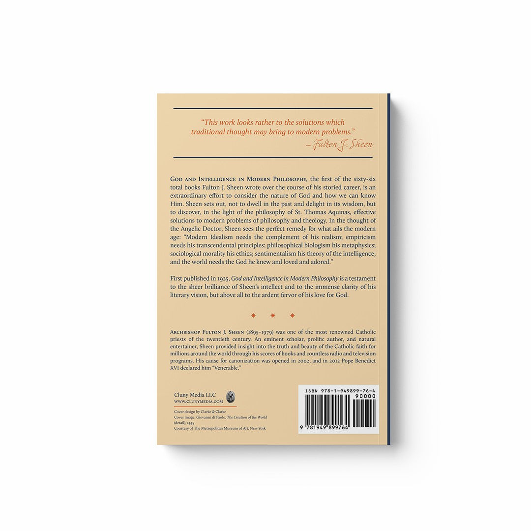 God and Intelligence in Modern Philosophy