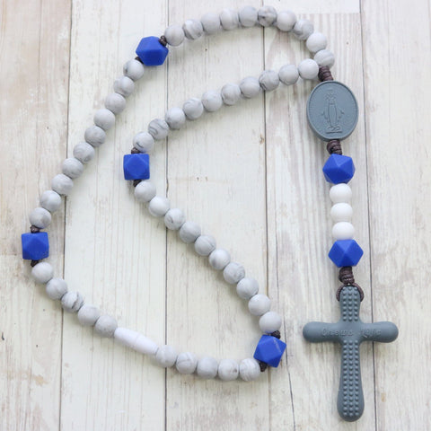 Marble & Blue | Chews Life Rosary