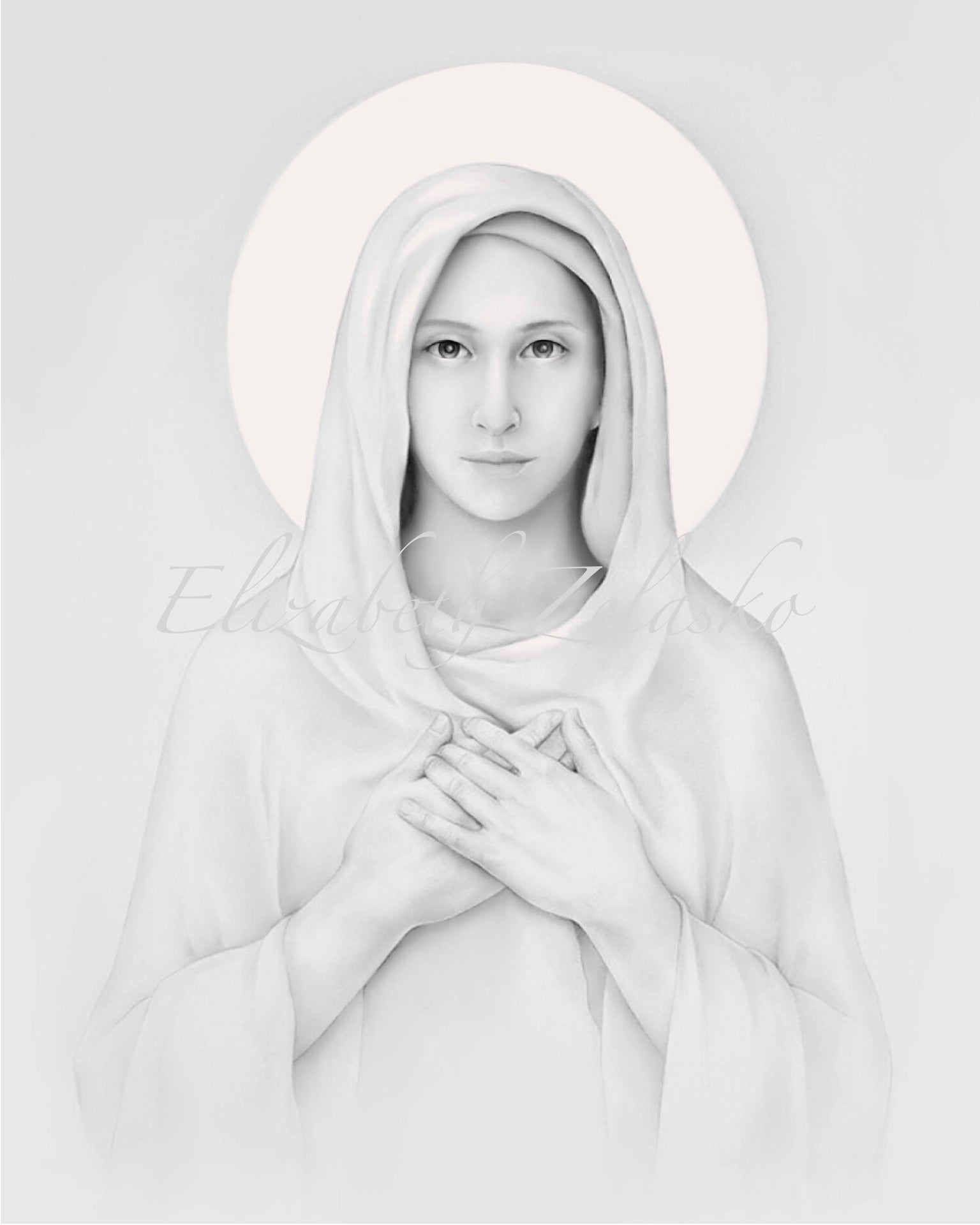 Mary, full of grace Print
