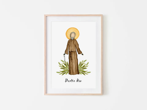 Saint Padre Pio Print