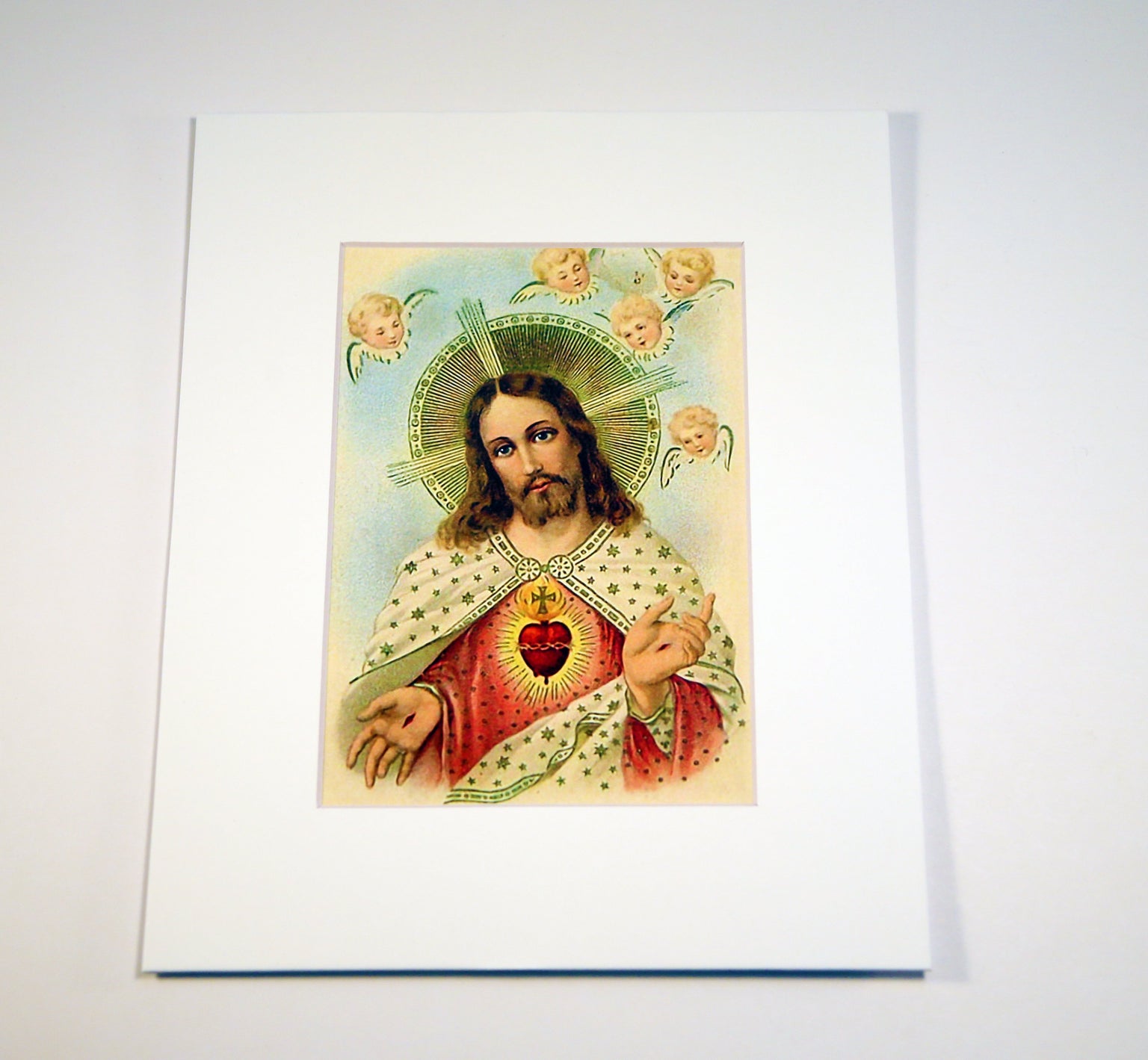 Jesus with Angels Print 5X7