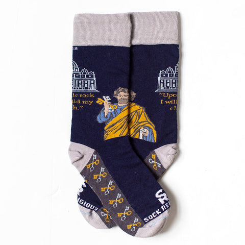  Sock Religious Camino de Santiago - Calcetines religiosos de  mezcla de poliéster azul y tostado, adulto, Azul y canela : Ropa, Zapatos y  Joyería