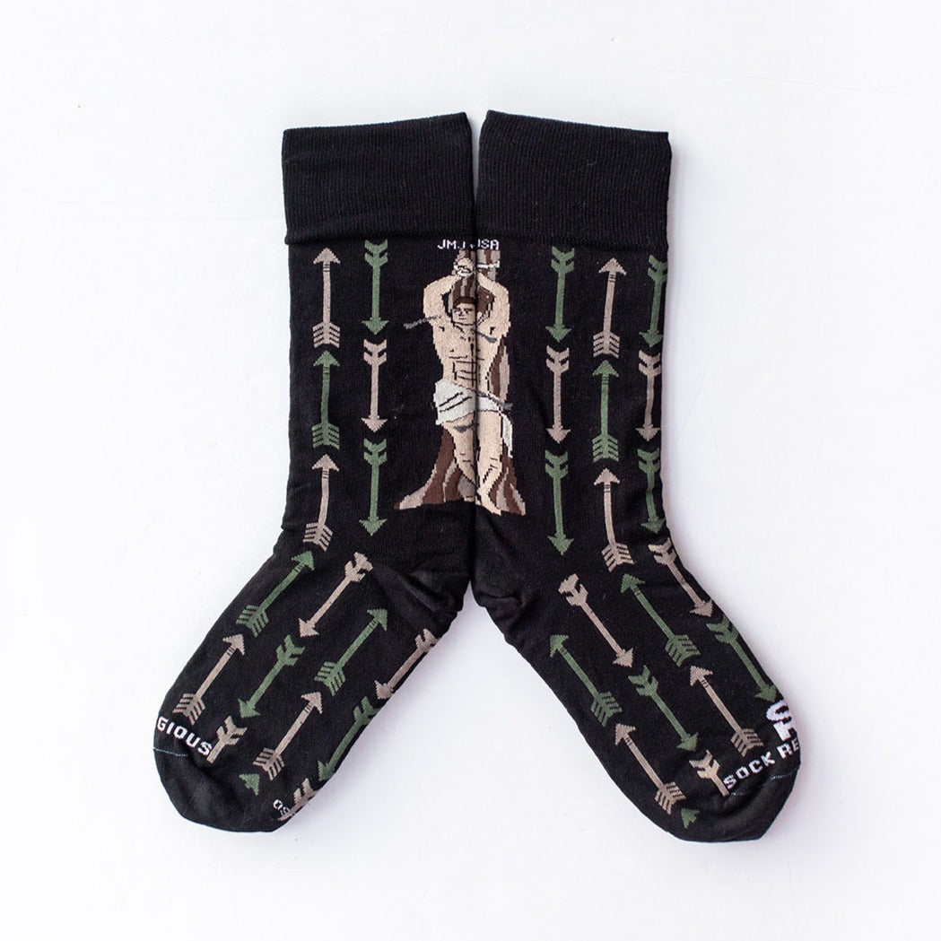 St. Sebastian Adult Socks