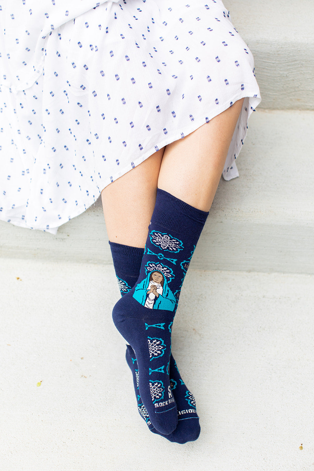 St. Monica Adult Socks