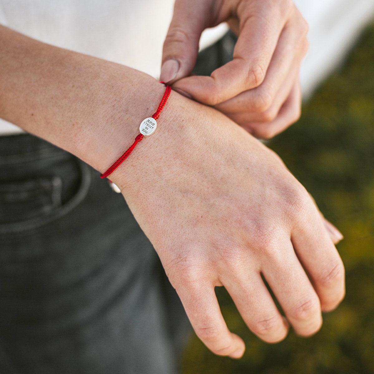 Trust Divine Mercy Blessing Bracelet