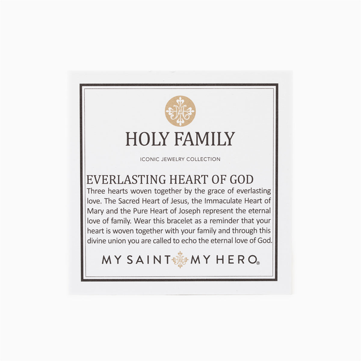 Holy Family Everlasting Heart of God Cuff