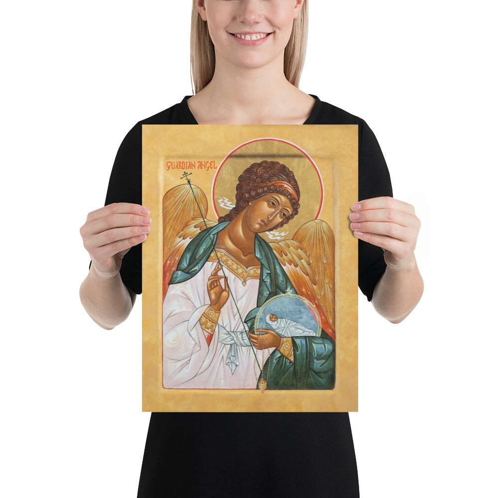Guardian Angel Orthodox Icon Print