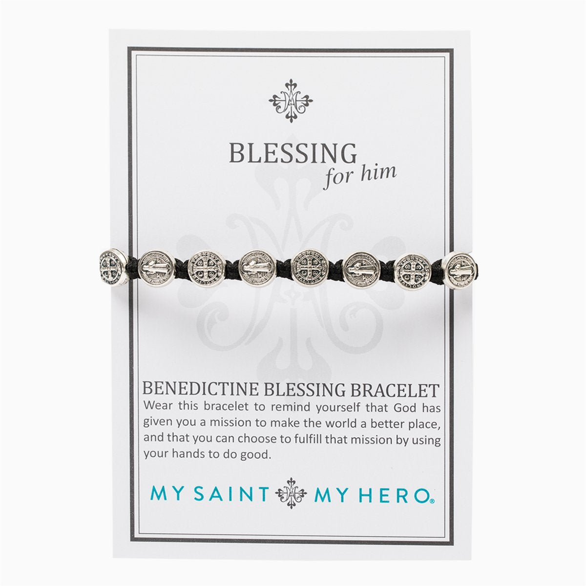 Benedictine Blessing Bracelet for Him