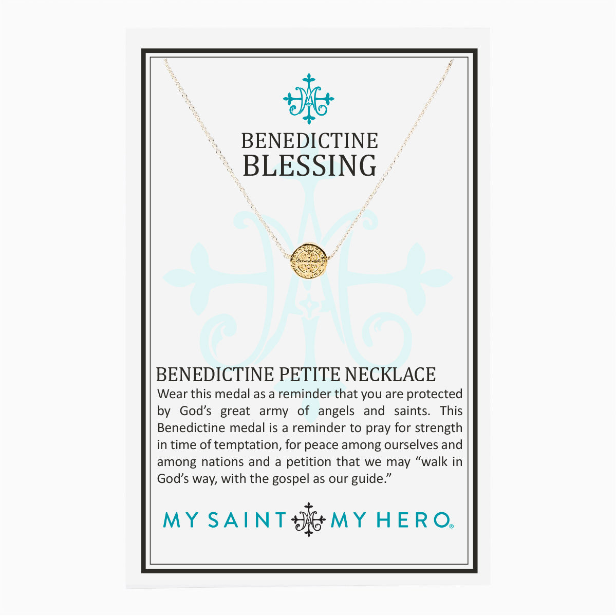 Benedictine Blessing Petite Necklace