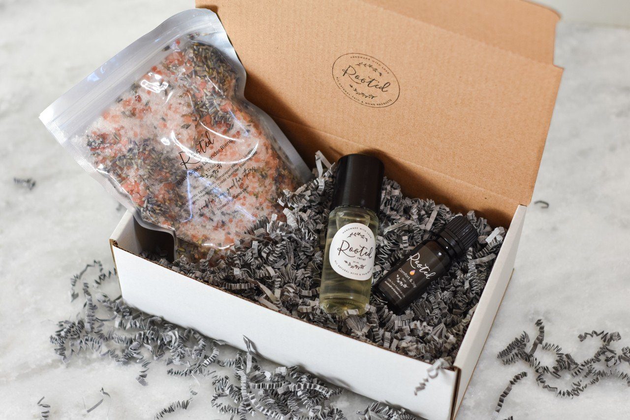 Comfort Gift Set Rooted For Good Relief Blend 
