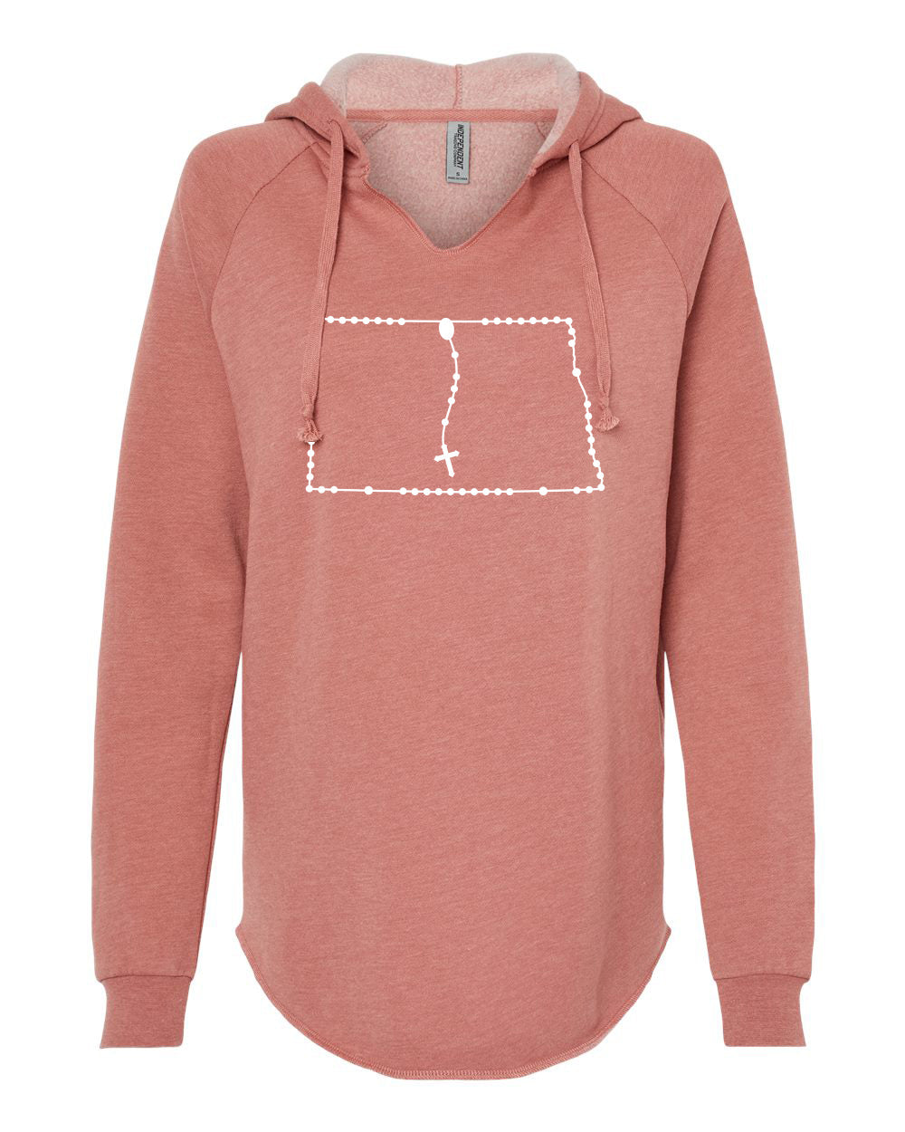 North Dakota Catholic Rosary Drop Hoodie Sweatshirt