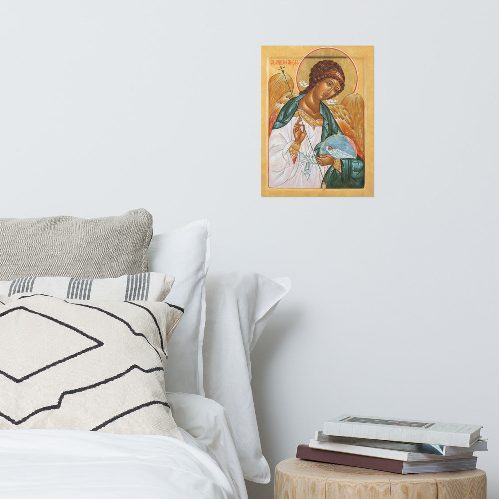Guardian Angel Orthodox Icon Print