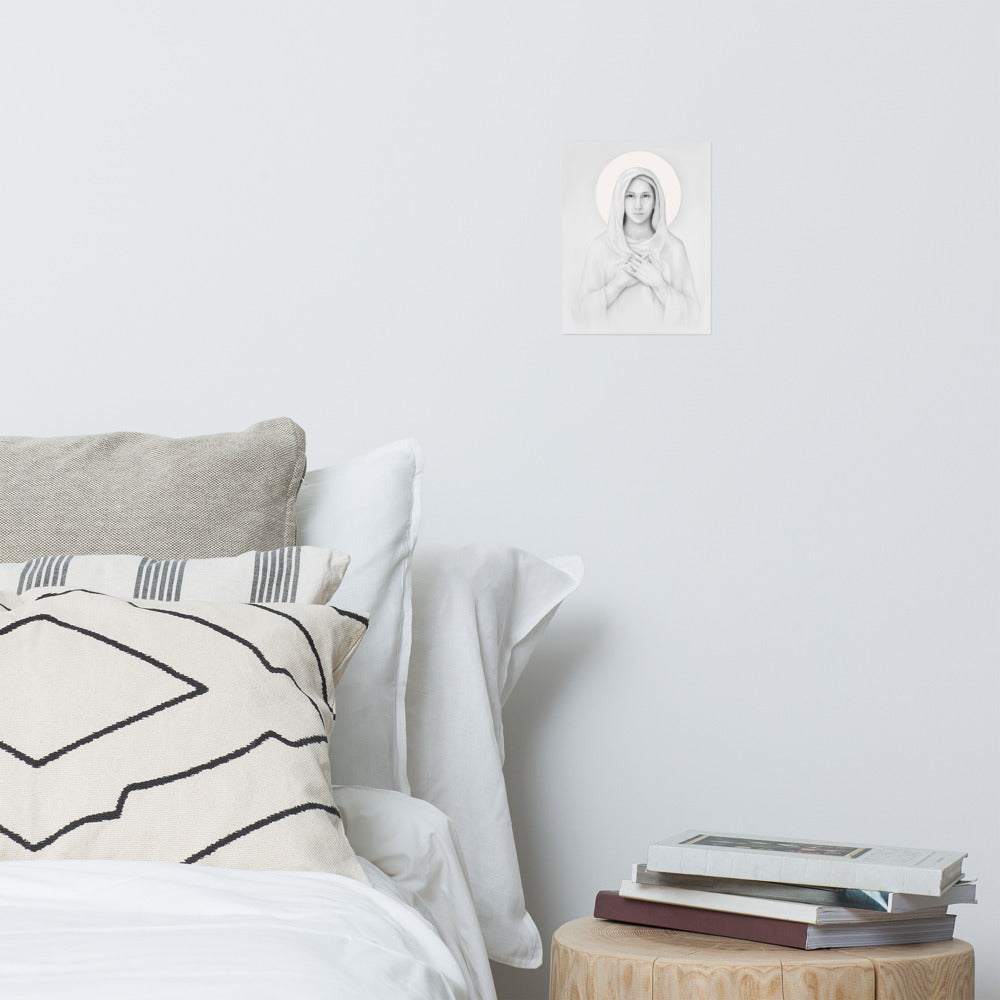 Mary, full of grace Print