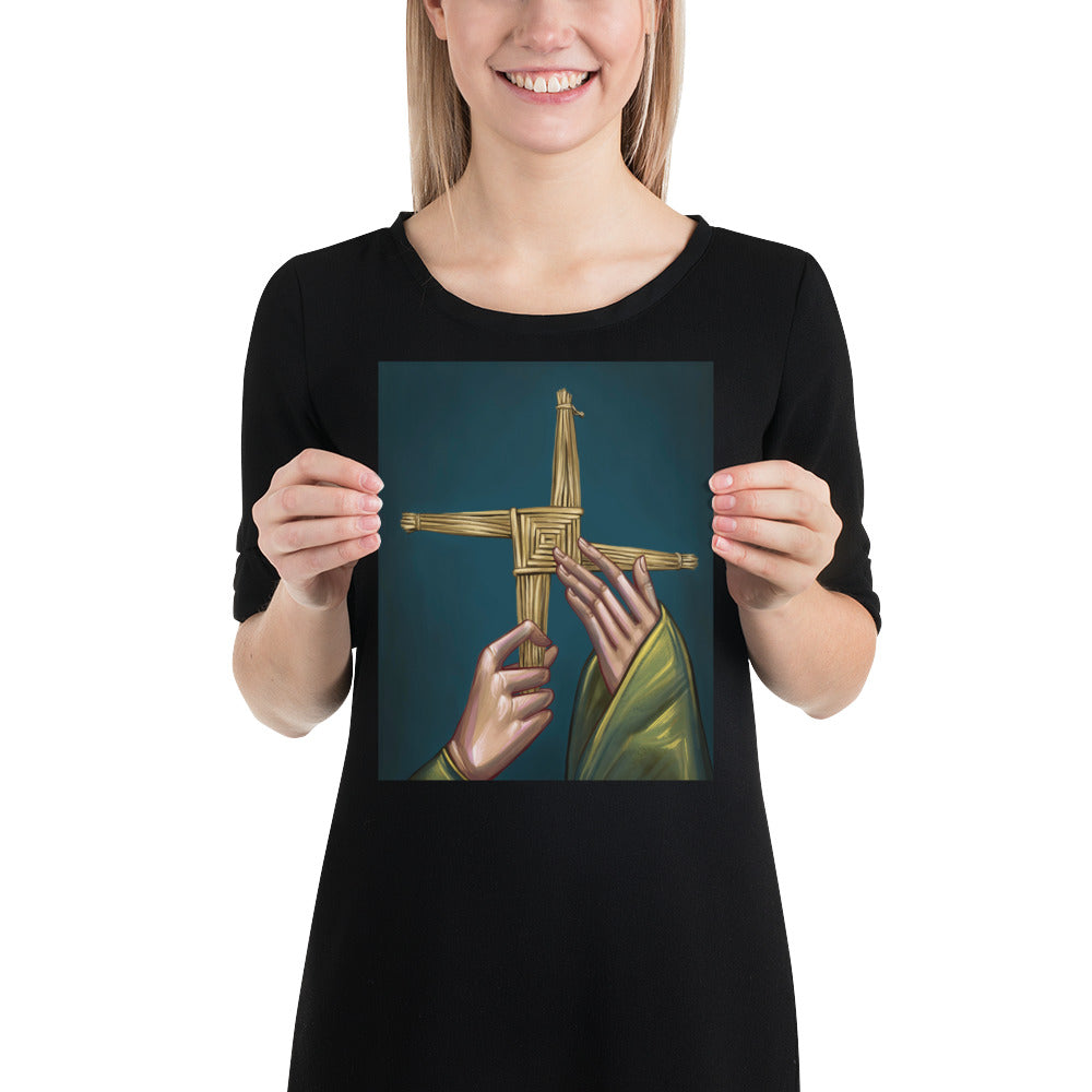 Saint Brigid of Ireland Print