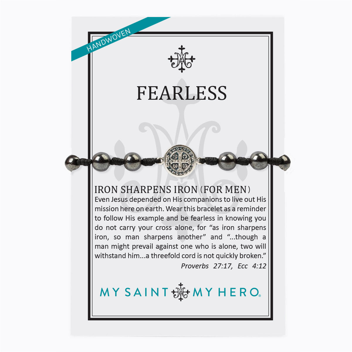 Fearless Iron Sharpens Iron Blessing Bracelet