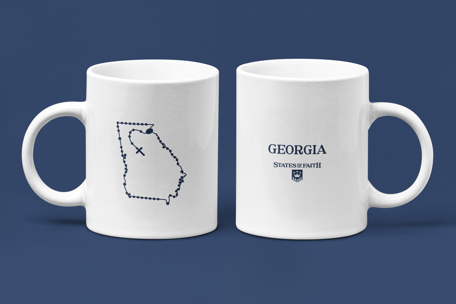 Georgia Catholic Rosary Coffee Mug