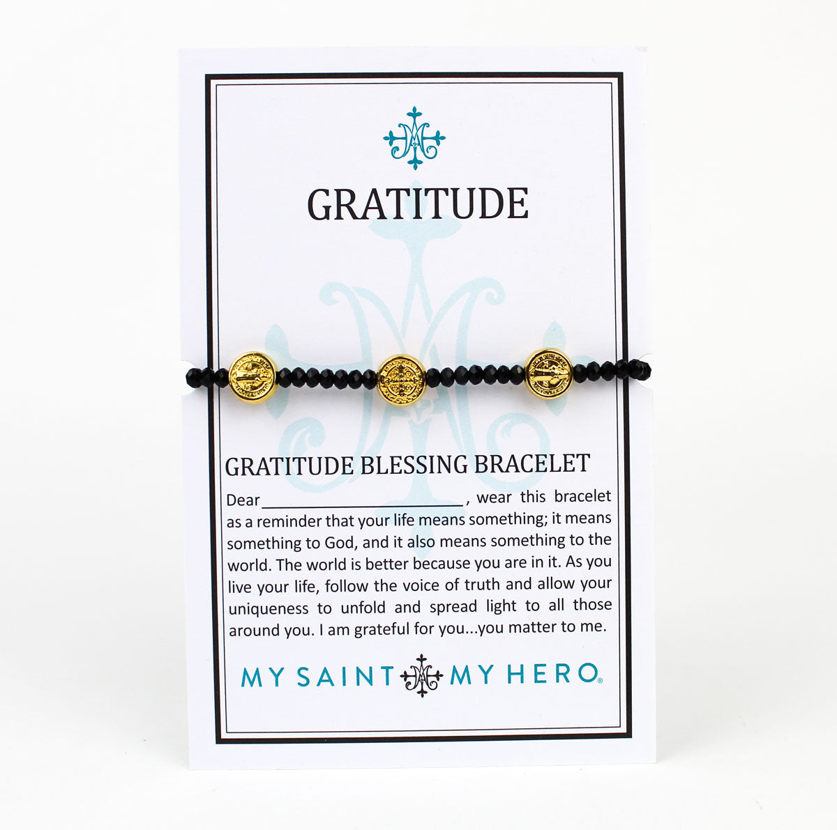 Gratitude Crystal Blessing Bracelet
