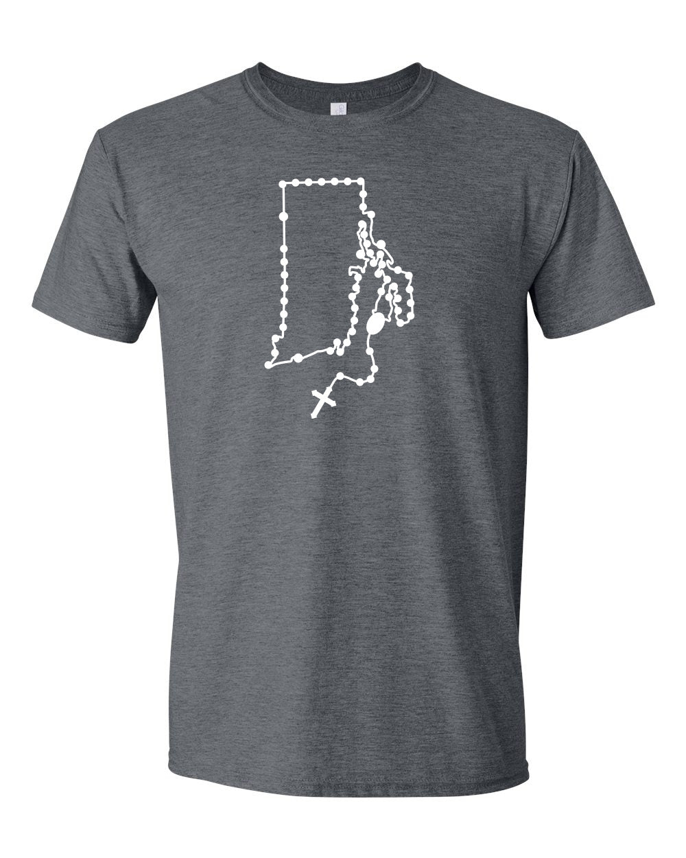 Rhode Island Catholic Rosary T-Shirt