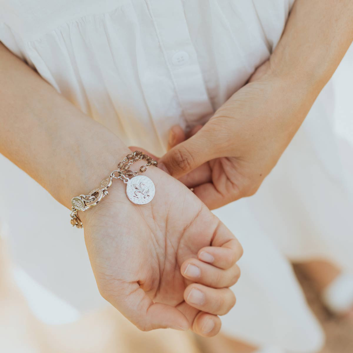 Layer of Grace Holy Trinity Bracelet