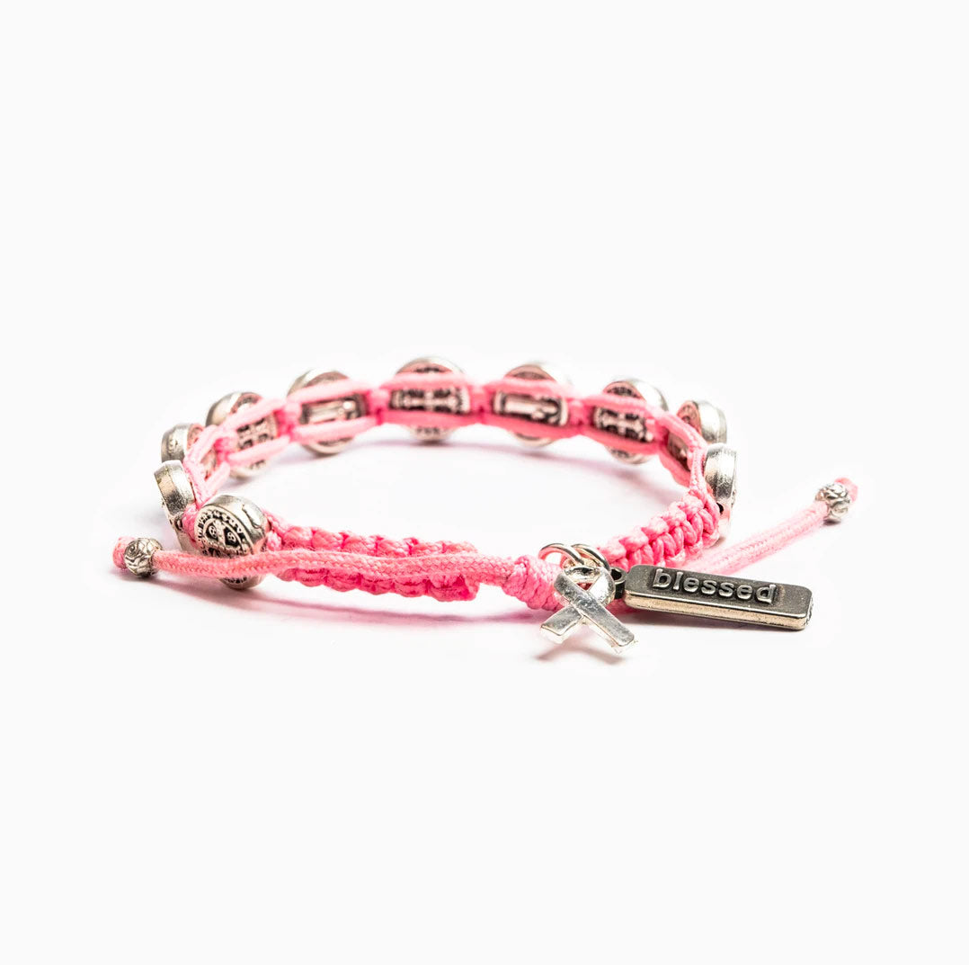 Blessing for a Cure Breast Cancer Awareness Bracelet