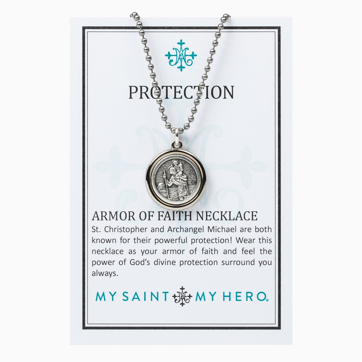 Protection Armor of Faith Necklace - Beadball Chain