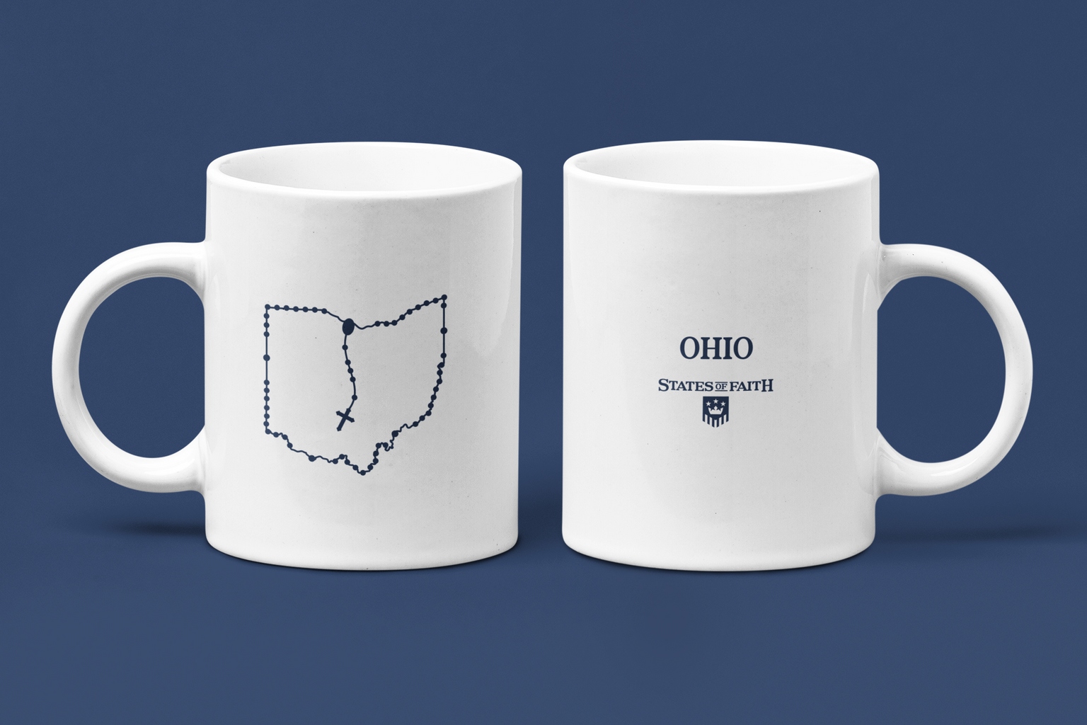 Ohio Catholic Rosary Coffee Mug