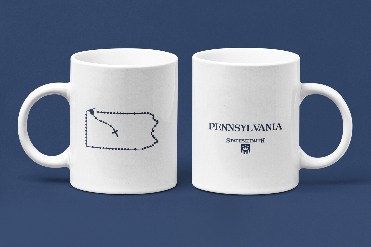 Pennsylvania Catholic Rosary Coffee Mug
