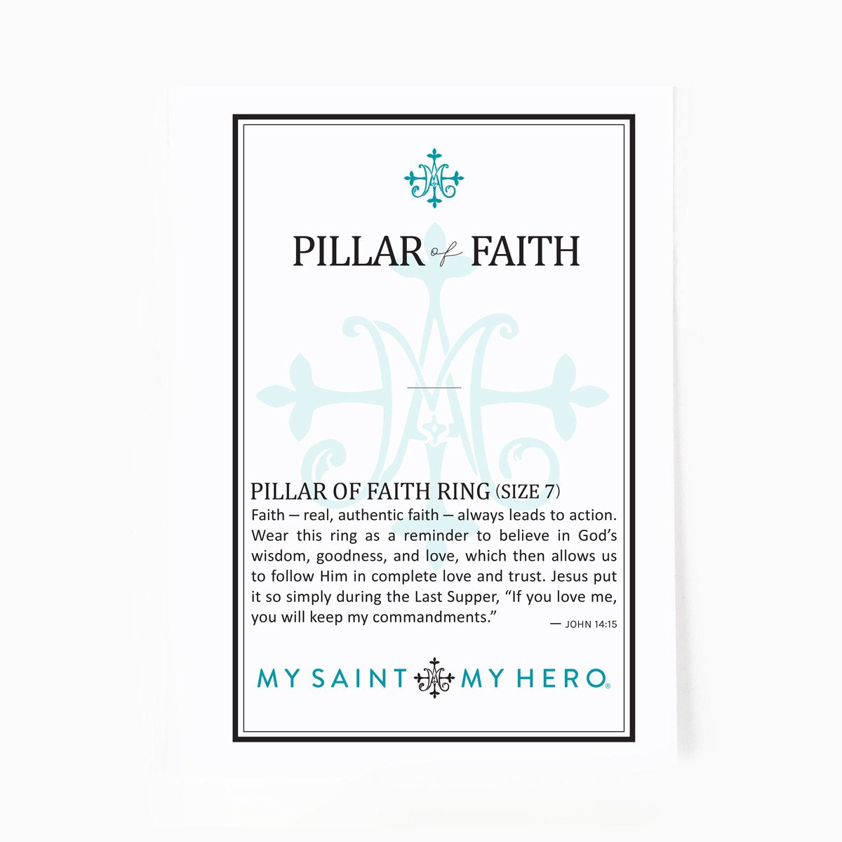Pillar of Faith Ring - Sterling Silver