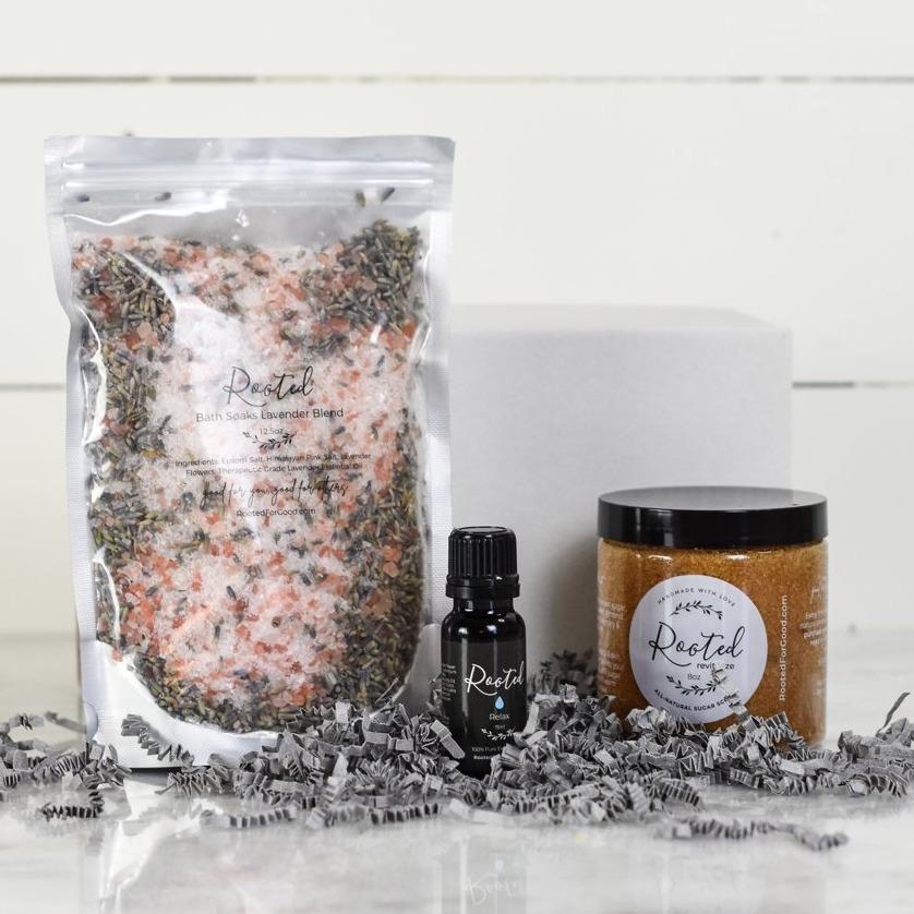 Relax Gift Set Rooted For Good Lavender Lavender 