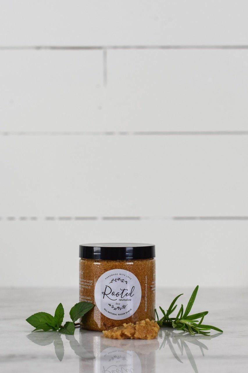 Revitalize Exfoliating Sugar Scrub Face Rooted For Good Skincare 