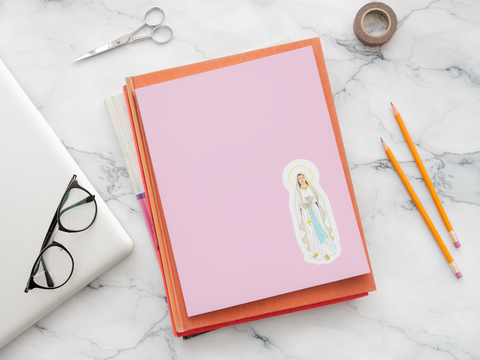 Our Lady of Lourdes Sticker 10-pack