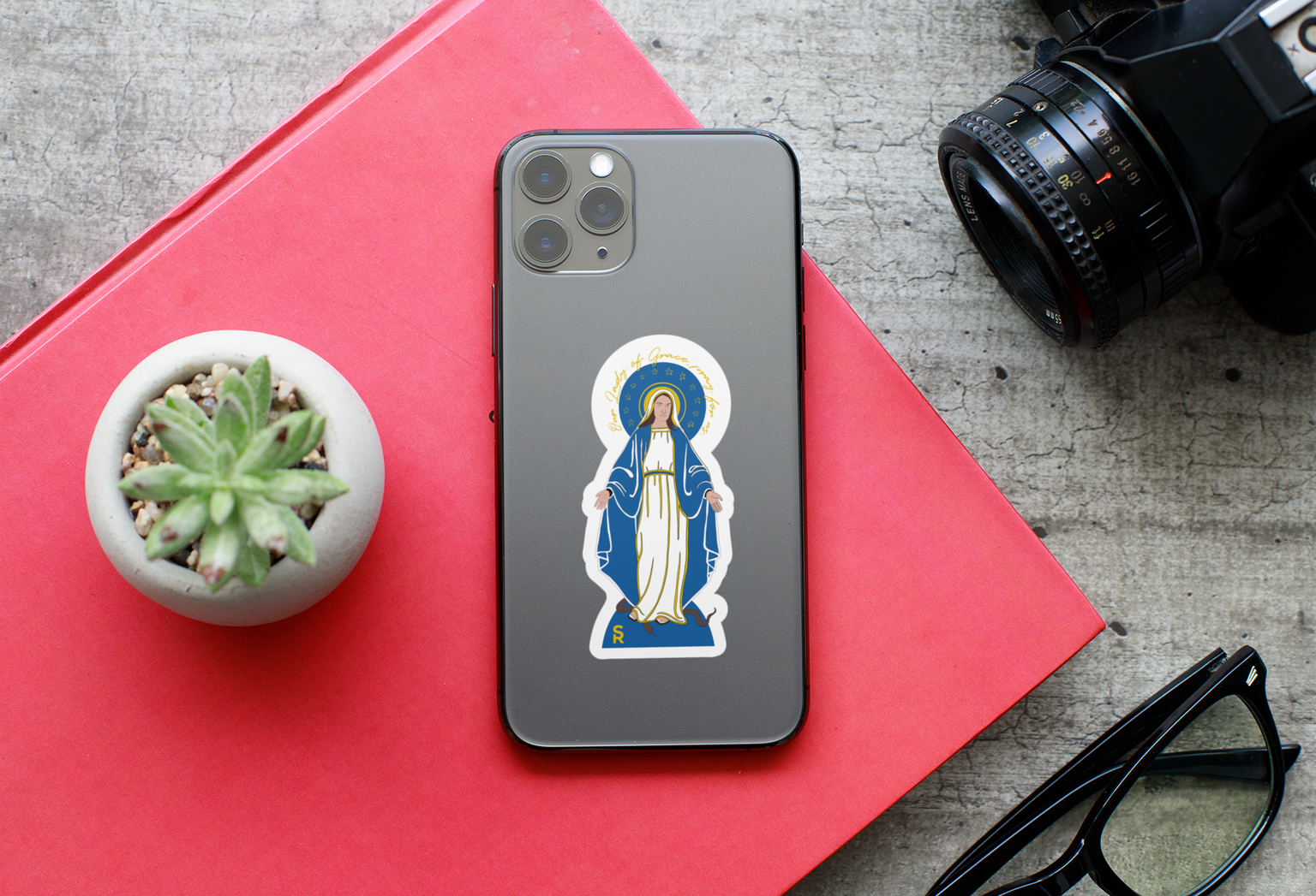 Our Lady of Grace Sticker 10-pack