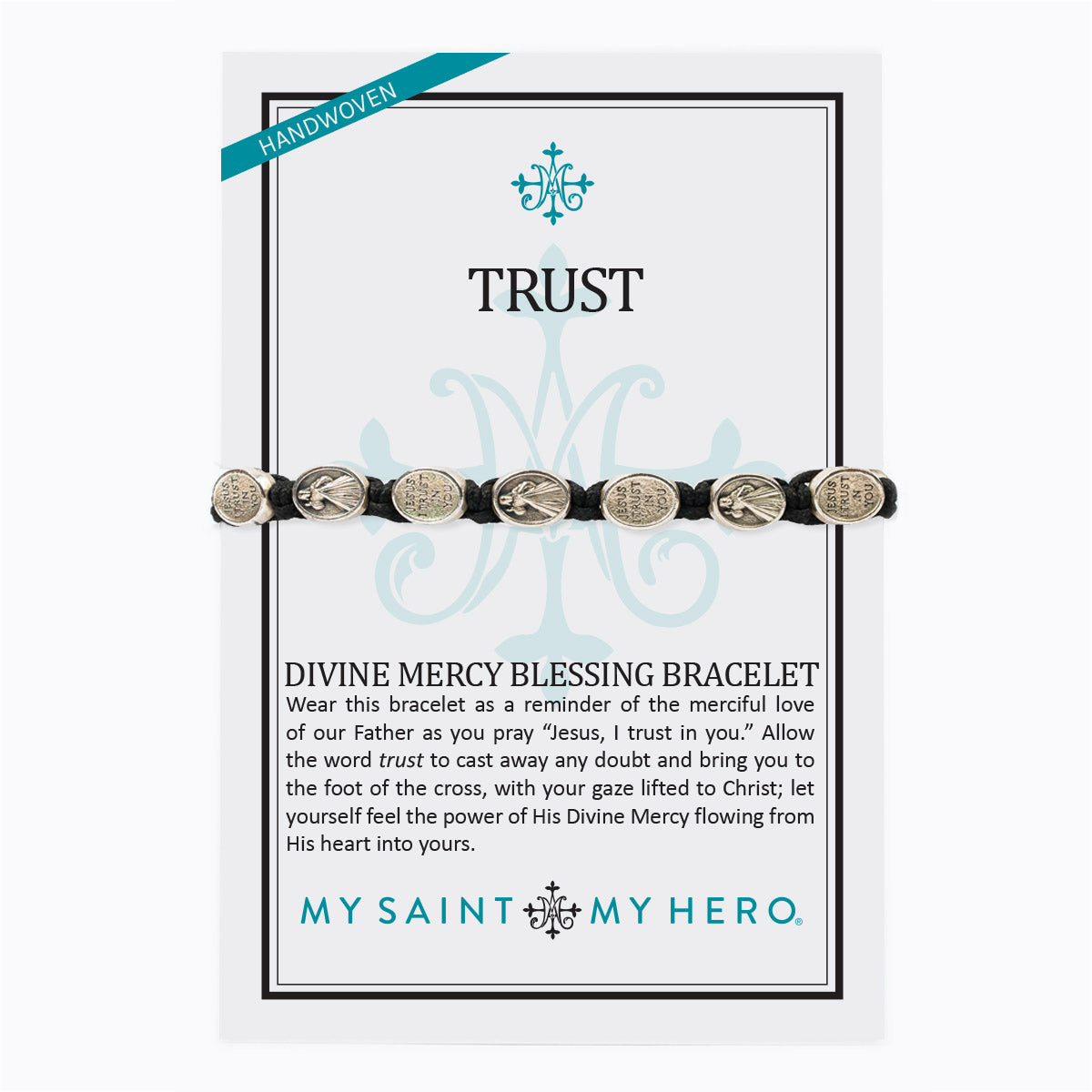 Trust Divine Mercy Blessing Bracelet